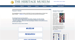 Desktop Screenshot of heritagecenter.com