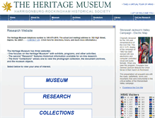 Tablet Screenshot of heritagecenter.com